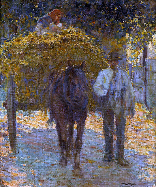 Alberto Pla Y Rubio Vuelta del Trabajo - Canvas Print