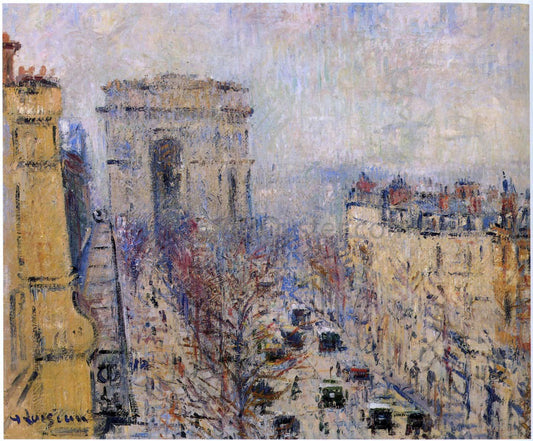 Gustave Loiseau Wagram Avenue - Canvas Print