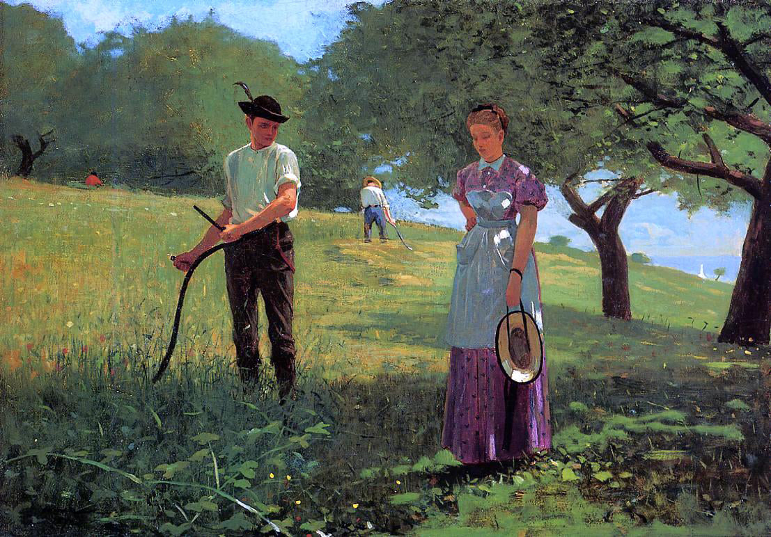 Winslow Homer Waiting for an Answer - Canvas Print