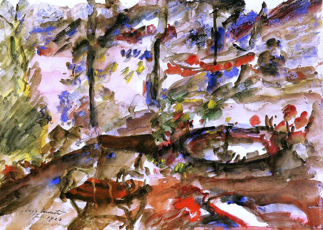 Lovis Corinth Walchensee Landscape - Canvas Print