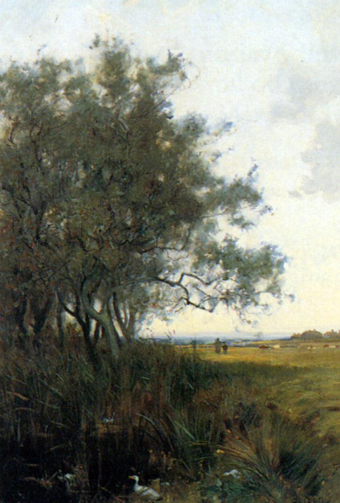 Alfred East Walkton Kettering - Canvas Print