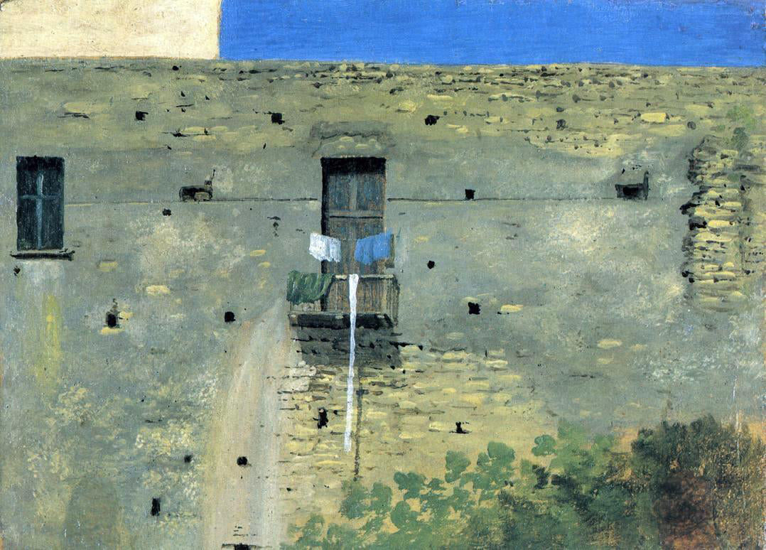 Thomas Jones Wall in Naples - Canvas Print