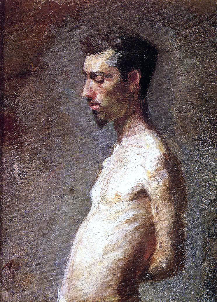 Thomas Eakins Wallace Posing - Canvas Print