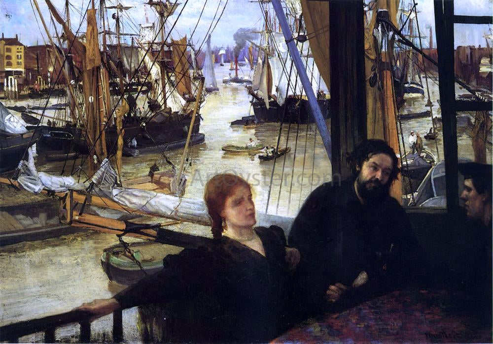 James McNeill Whistler Wapping - Canvas Print