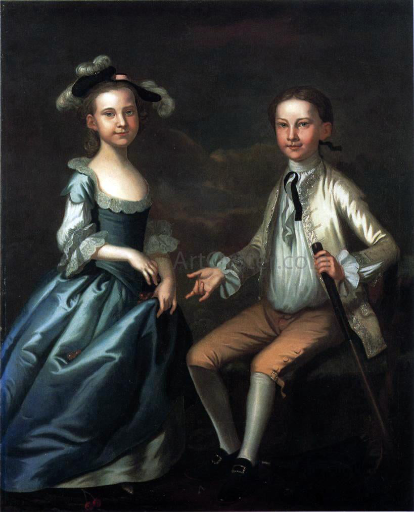 John Wollaston Warner Lewis II and Rebecca Lewis - Canvas Print