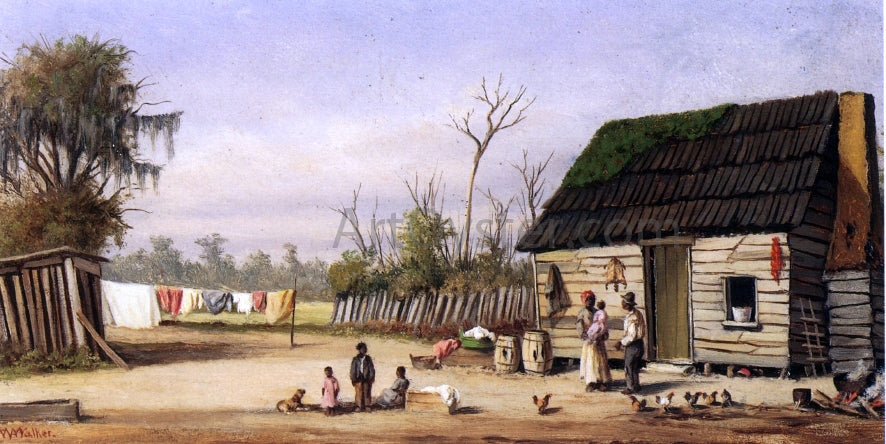William Aiken Walker Wash day - Canvas Print