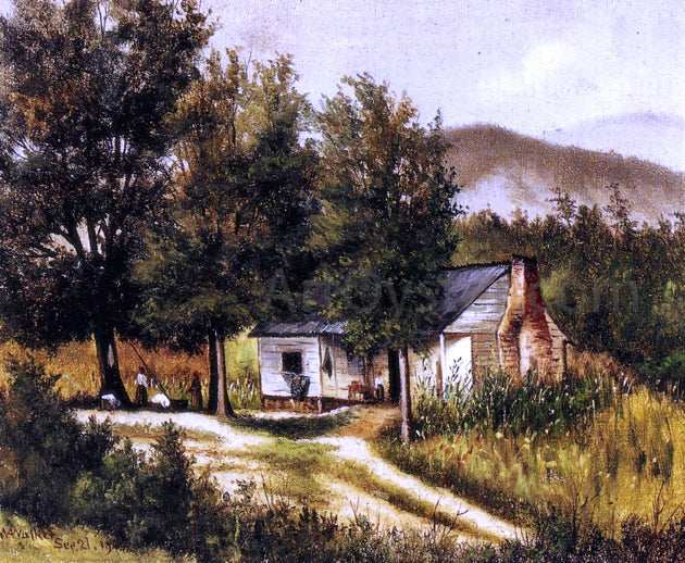 William Aiken Walker Washday - Canvas Print