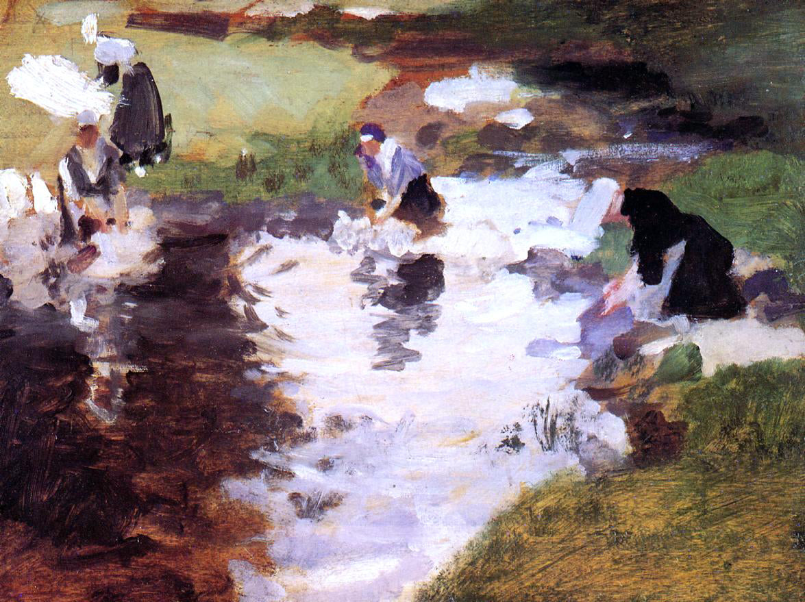 John Singer Sargent Washerwomen - Canvas Print