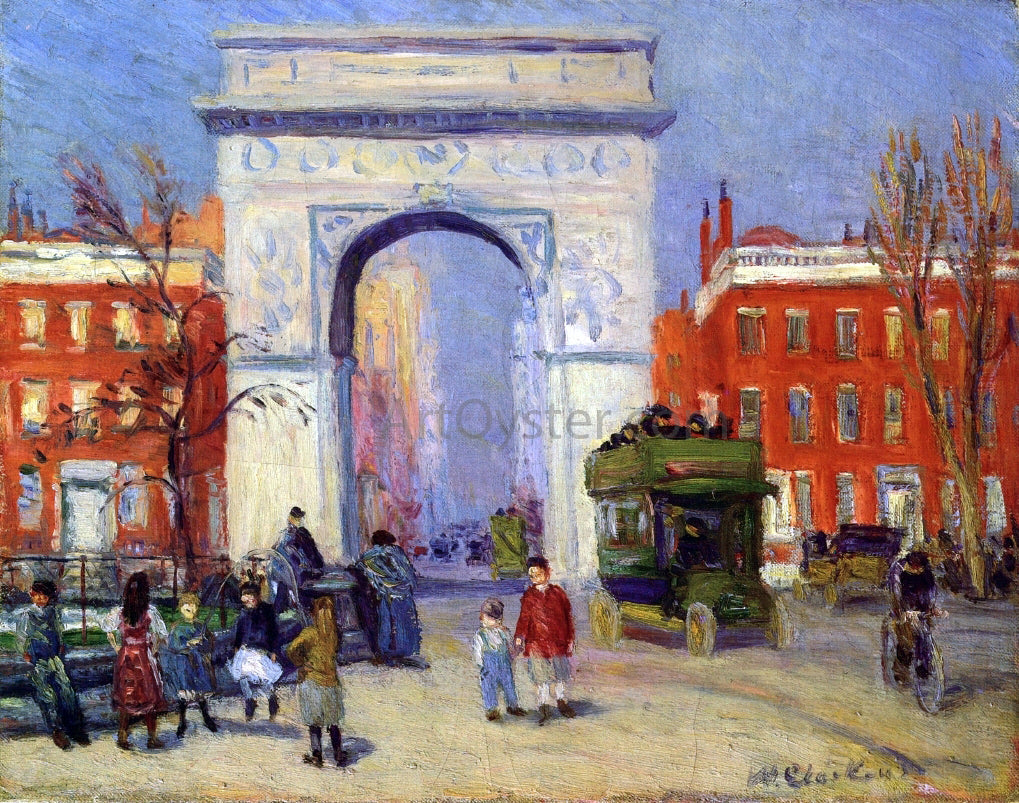 William James Glackens Washington Square Park - Canvas Print