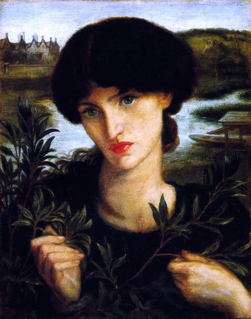 Dante Gabriel Rossetti Water Willow - Canvas Print