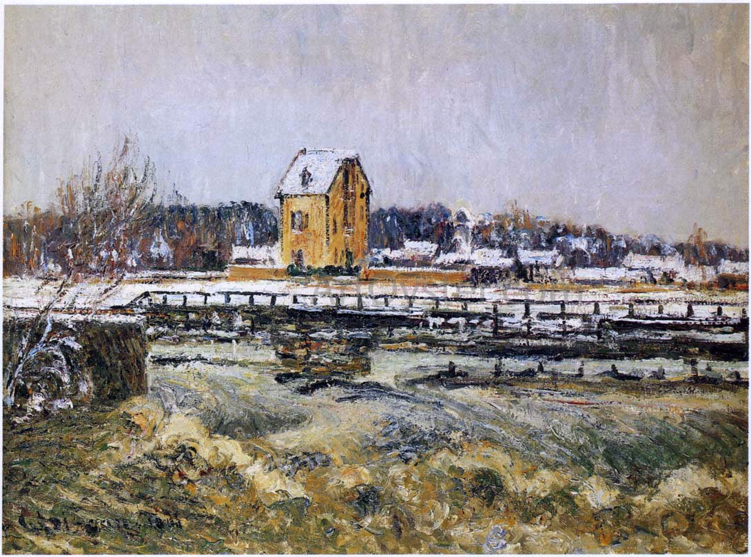 Gustave Loiseau Waterfall at Saint Martin - Pontoise - Canvas Print