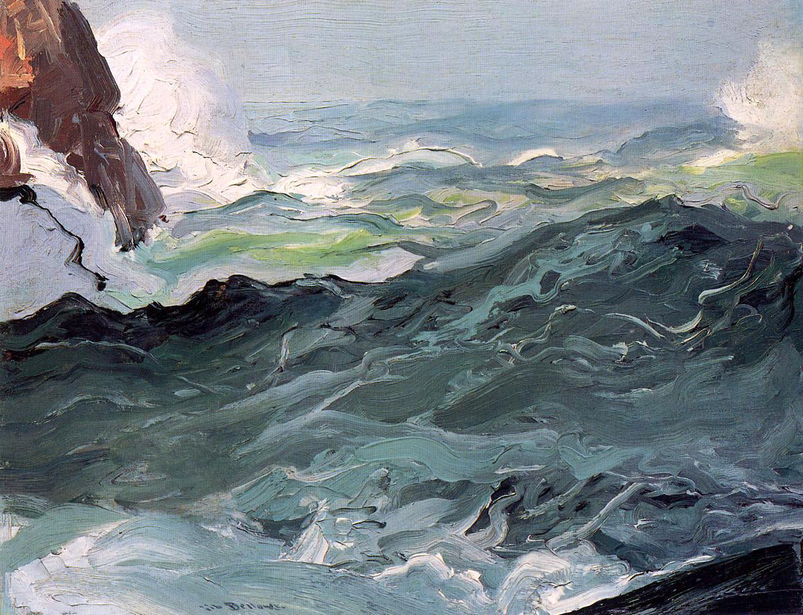 George Wesley Bellows Wave - Canvas Print