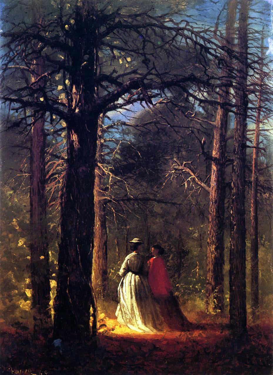 Winslow Homer Waverly Oaks - Canvas Print