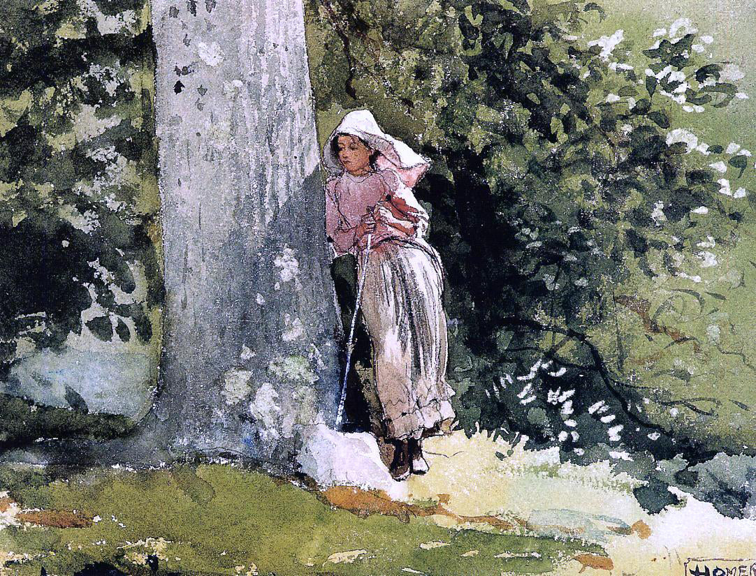 Winslow Homer Weary - Canvas Print