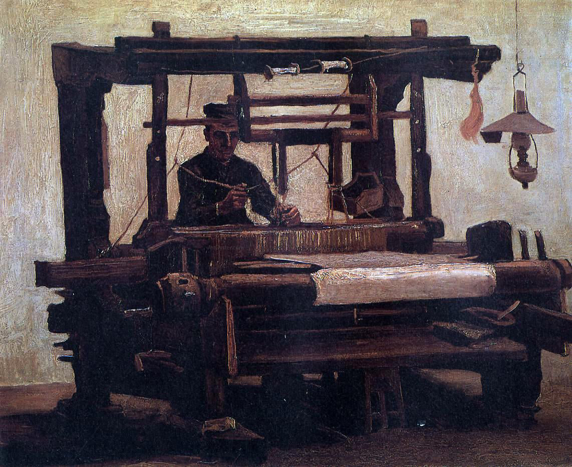 Vincent Van Gogh Weaver, seen from the Front - Canvas Print