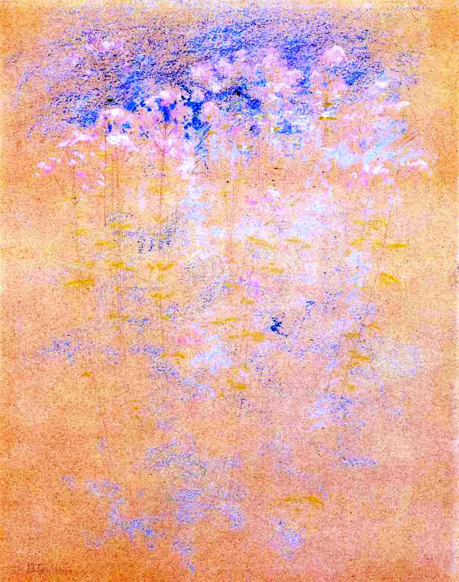 John Twachtman Weeds and Flowers - Canvas Print