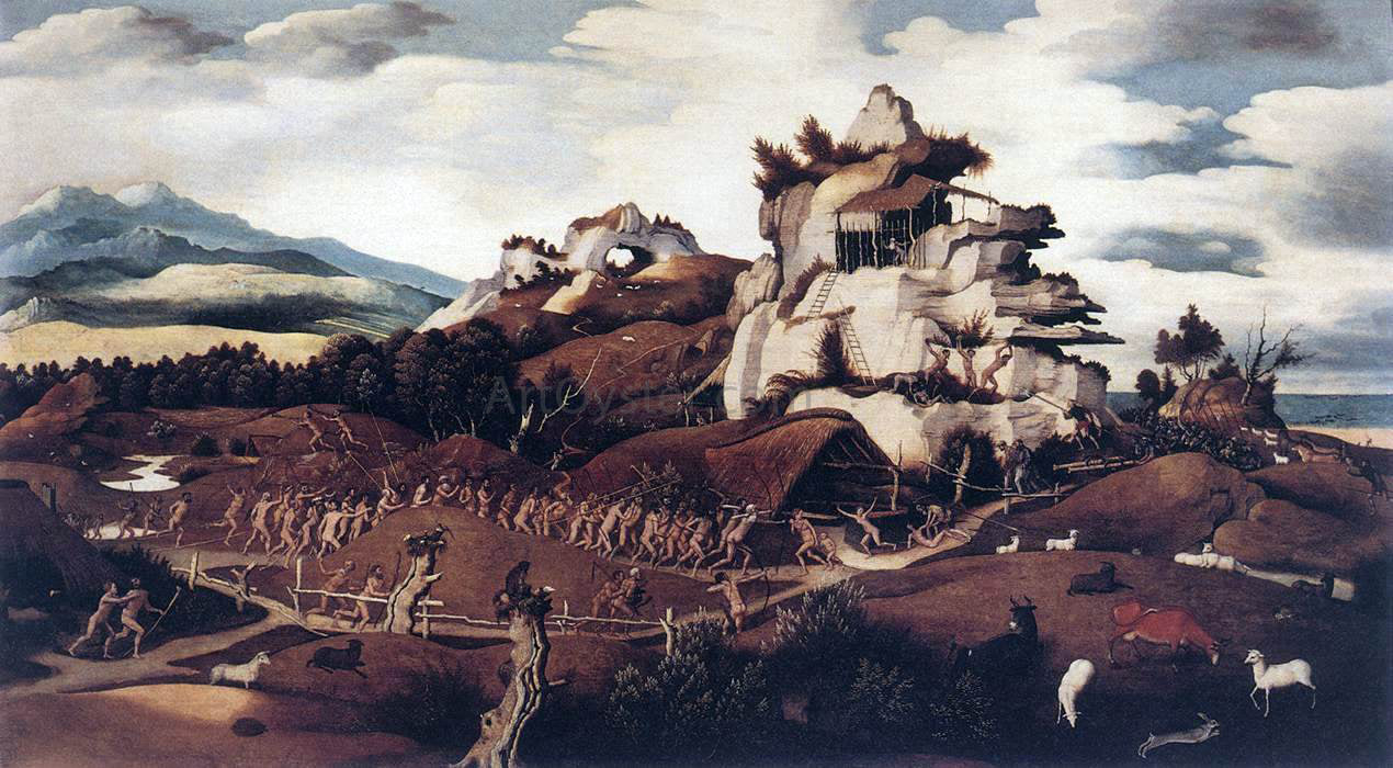 Jan Mostaert West Indian Landscape - Canvas Print