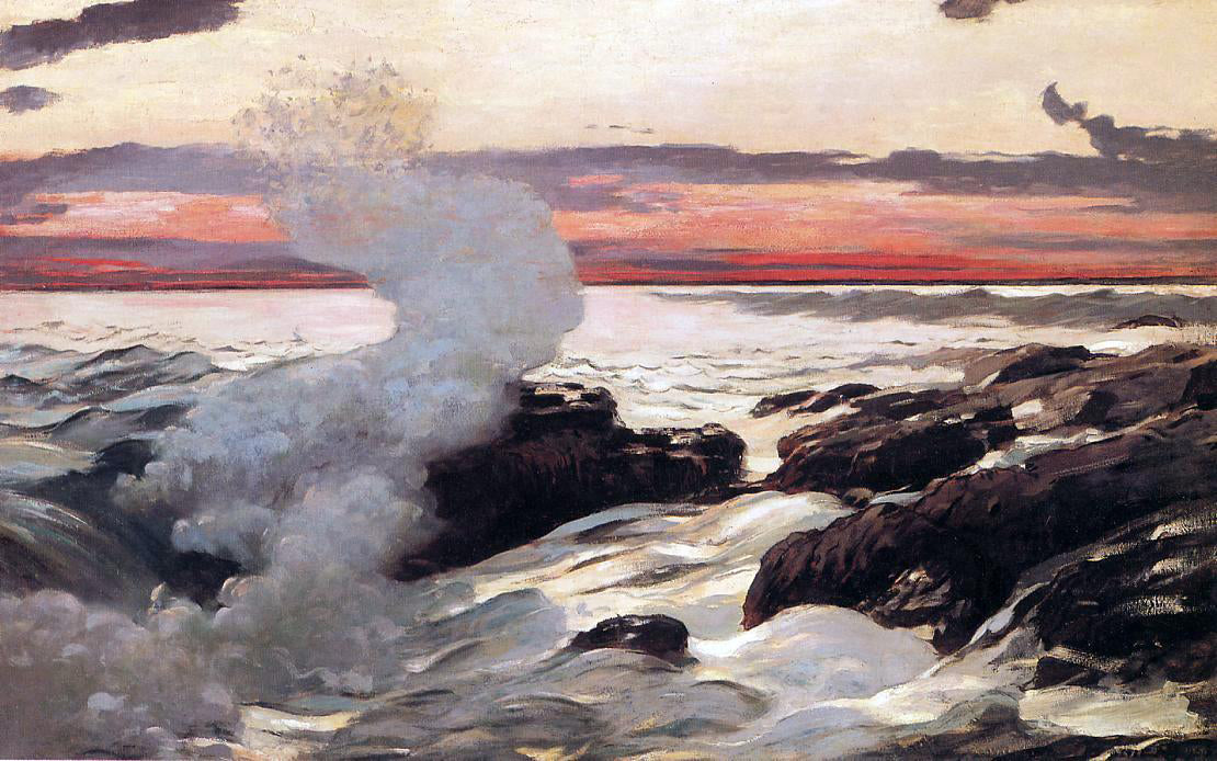 Winslow Homer West Point, Prout's Neck - Canvas Print