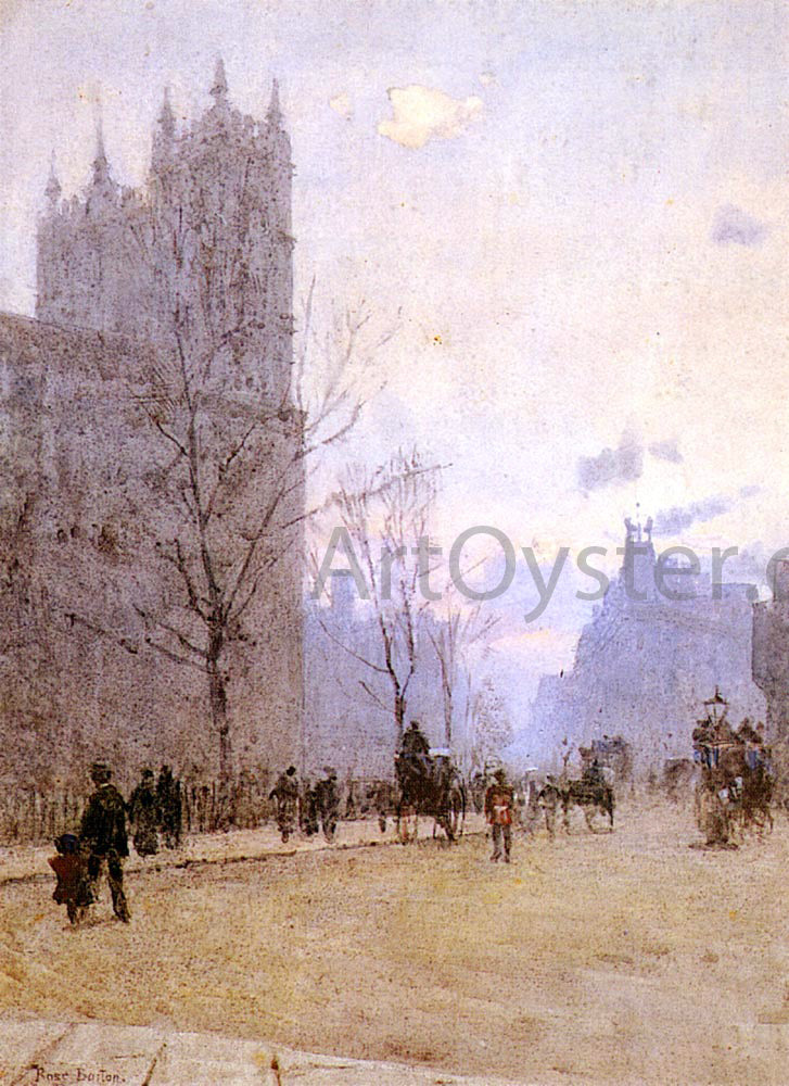 Rose Barton Westminster Abbey - Canvas Print