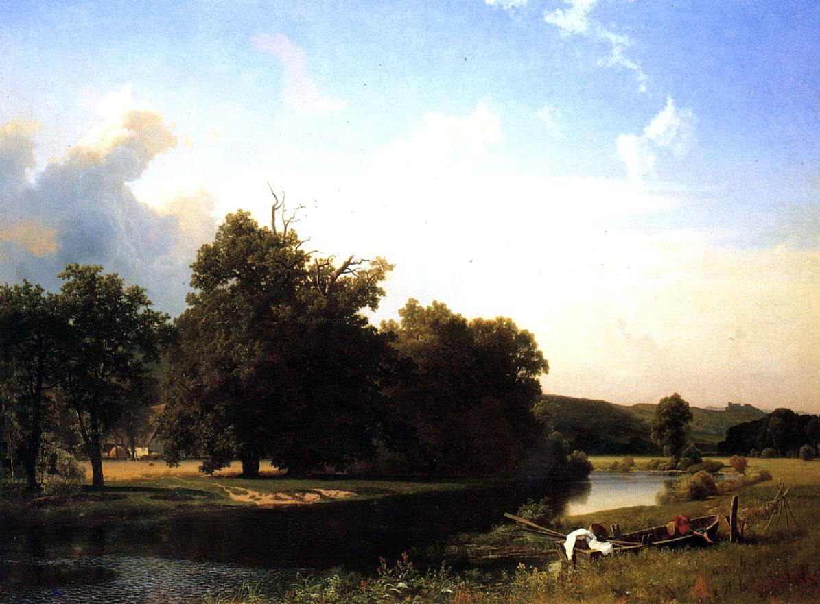 Albert Bierstadt Westphalia - Canvas Print