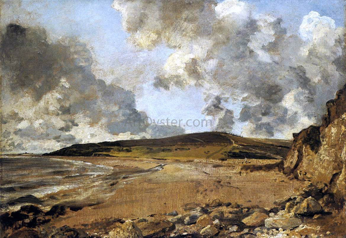 John Constable Weymouth Bay, with Jordan Hill - Canvas Print