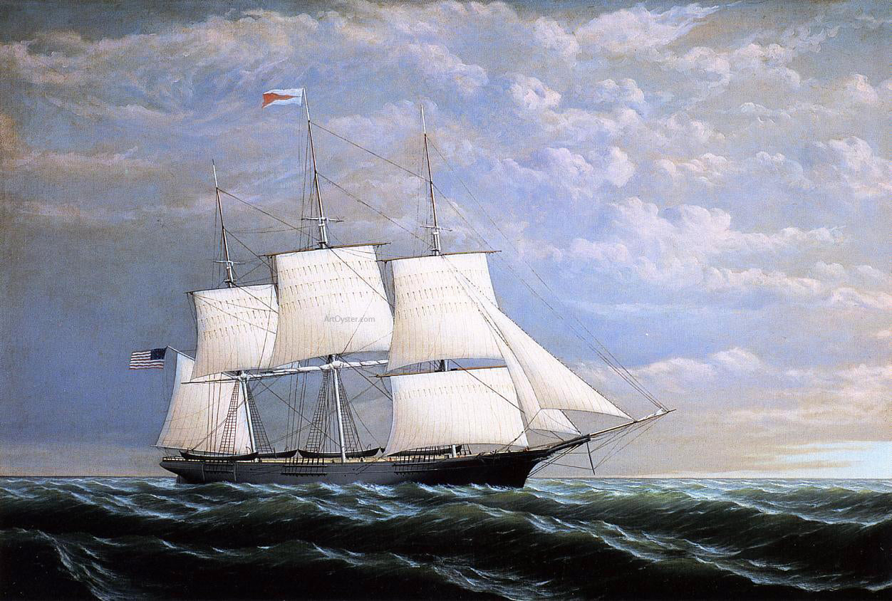 William Bradford Whaleship 'Syren Queen' of Fairhaven - Canvas Print