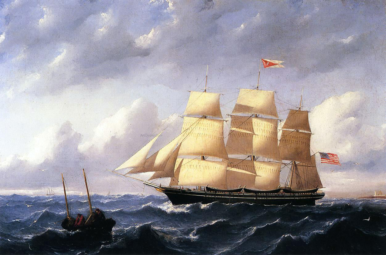 William Bradford Whaleship 'Twilight' of New Bedford - Canvas Print