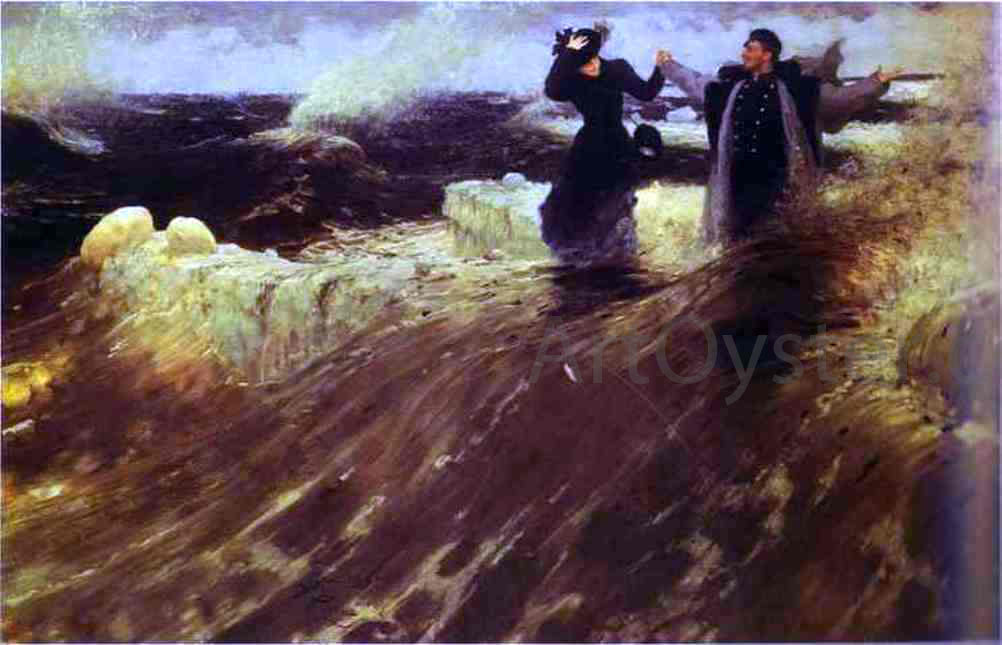 Ilia Efimovich Repin What a Freedom! - Canvas Print