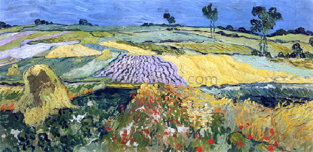 Vincent Van Gogh Wheatfields - Canvas Print