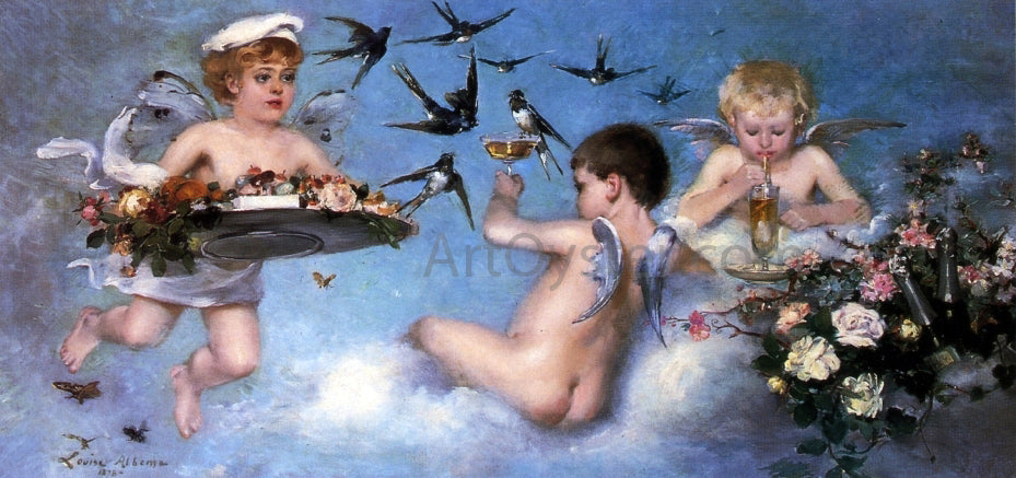 Louise Abbema Where Angels Play - Canvas Print