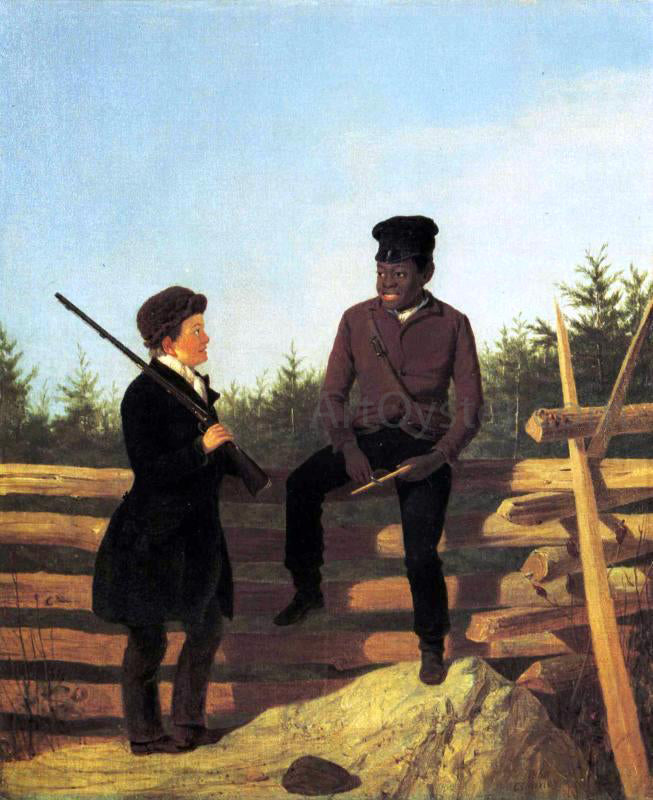 James Goodwyn Clonney Which Way Shall We Go? - Canvas Print