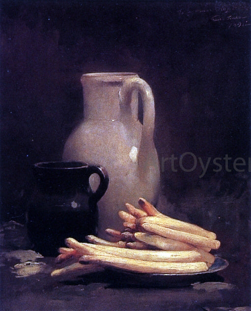 Emil Carlsen White Asparagus - Canvas Print