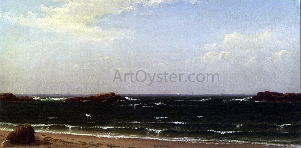 Alfred Thompson Bricher White Caps - Canvas Print