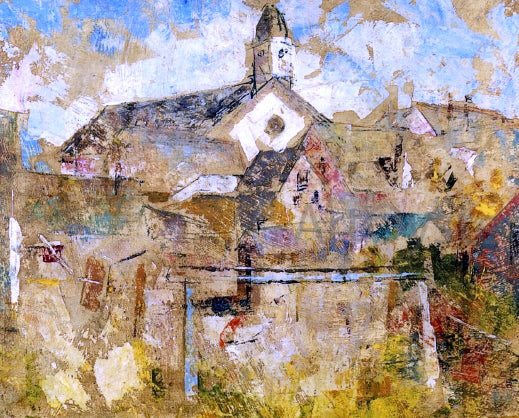 Charles Webster Hawthorne White Church - Canvas Print