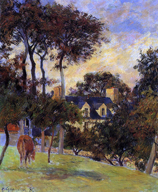 Paul Gauguin White House - Canvas Print