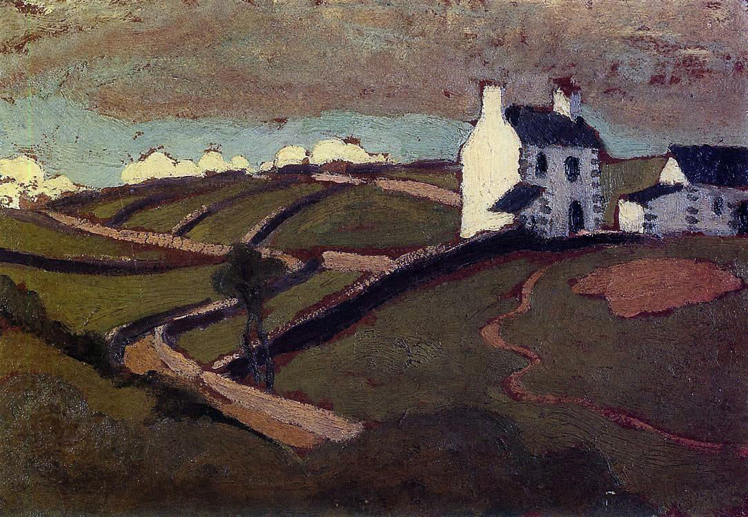 Roger De la Fresnaye White House at Audierne - Canvas Print