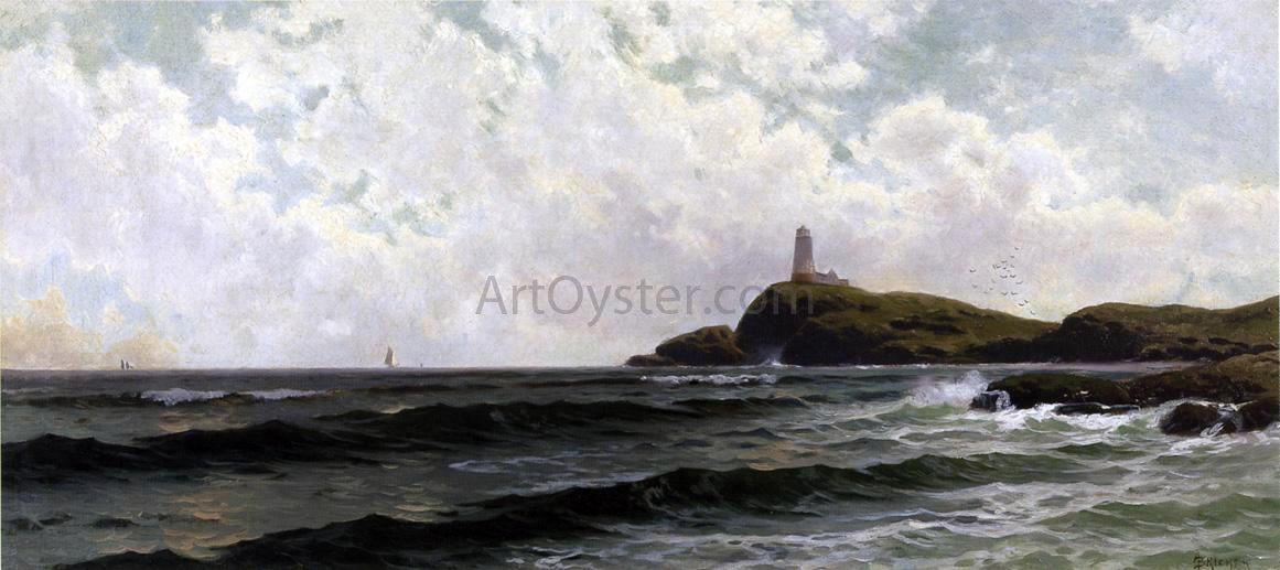 Alfred Thompson Bricher White Island Lighthouse, Isles of Shoals - Canvas Print