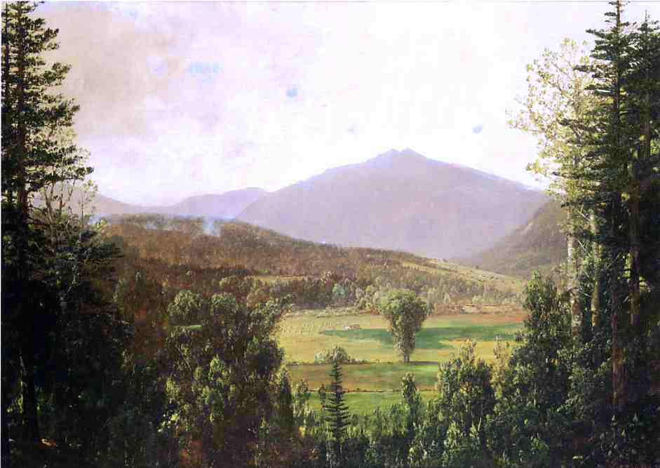 William Louis Sonntag White Mountain Landscape - Canvas Print
