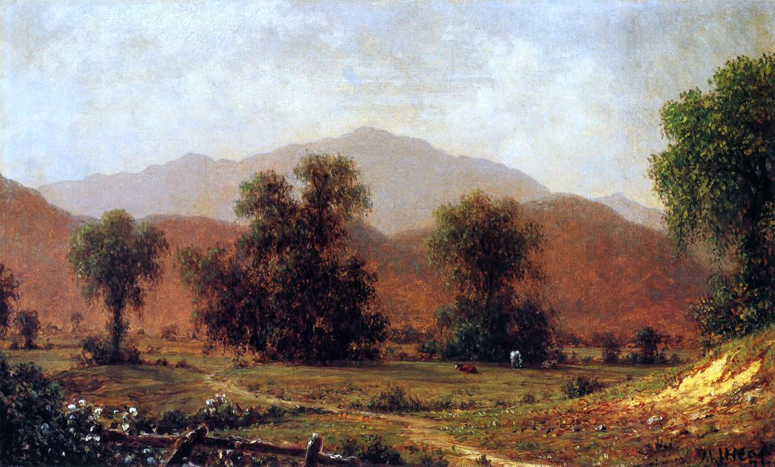 Martin Johnson Heade White Mountain Landscape, Mount Washington - Canvas Print