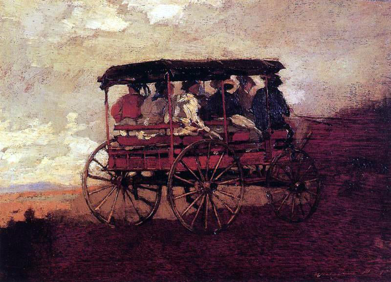 Winslow Homer White Mountain Wagon - Canvas Print
