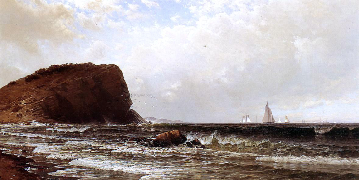 Alfred Thompson Bricher Whitehead, Casco Bay - Canvas Print