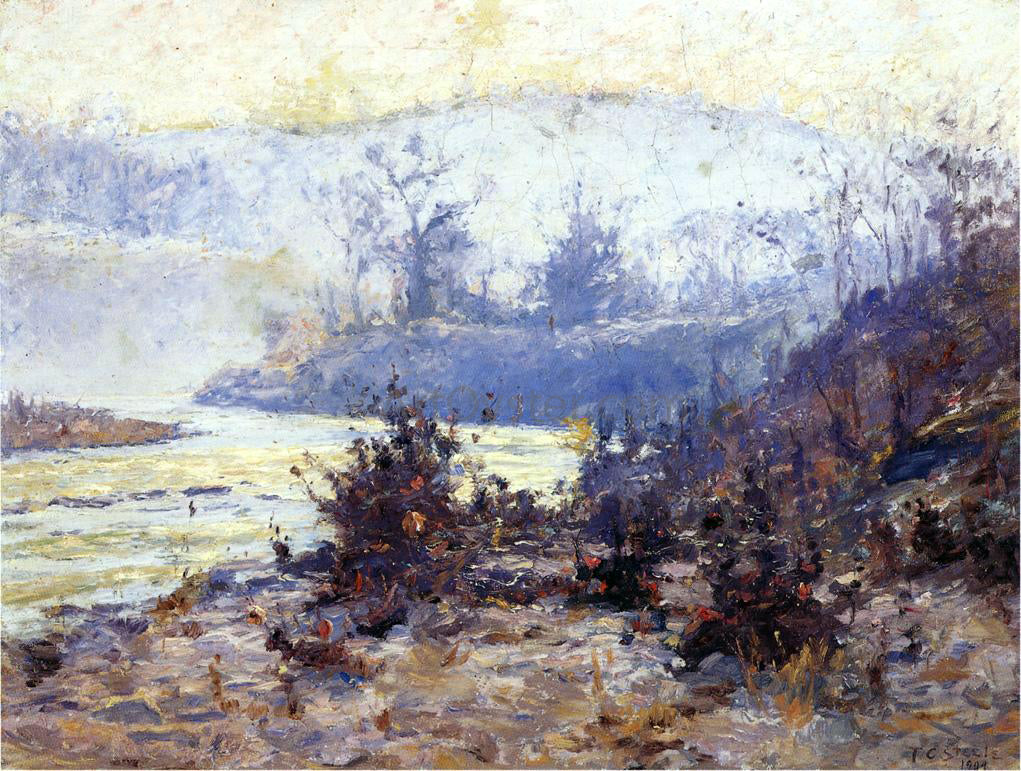 Theodore Clement Steele Whitewater River - Canvas Print