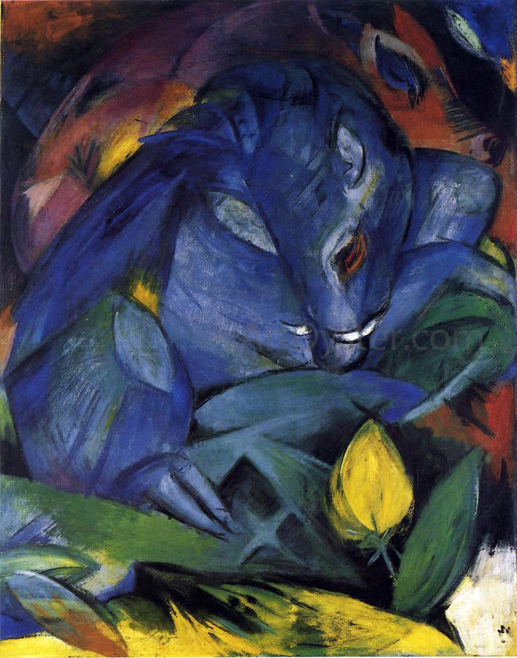 Franz Marc Wild Pigs (Boar and Sow) - Canvas Print
