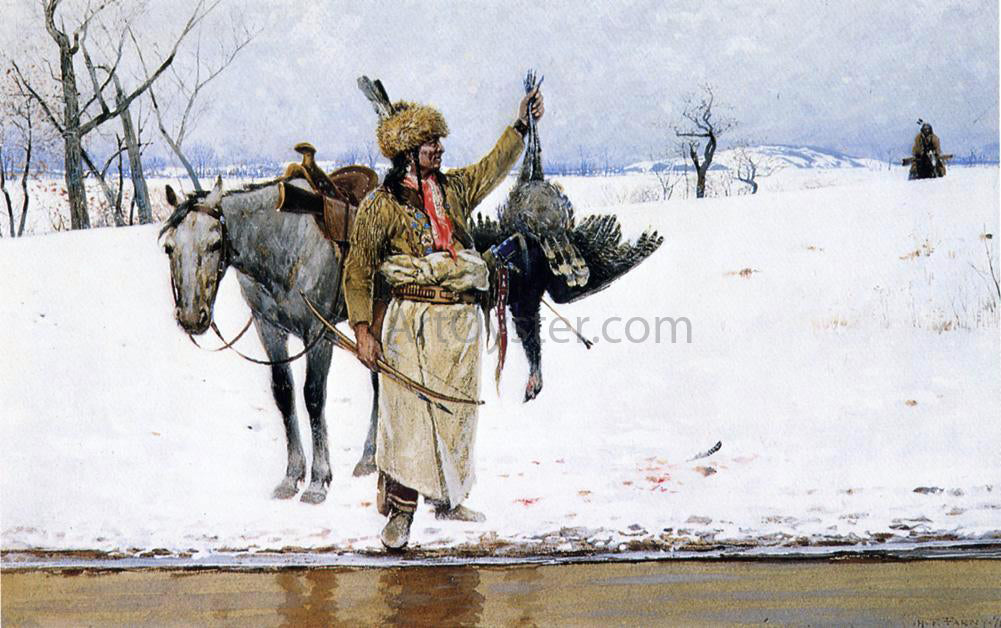 Henry F Farney Wild Turkey - Canvas Print