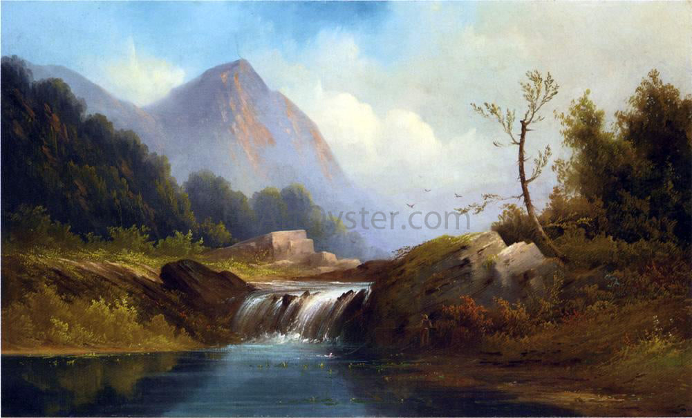 Robert Scott Duncanson Wilderness Idyll - Canvas Print