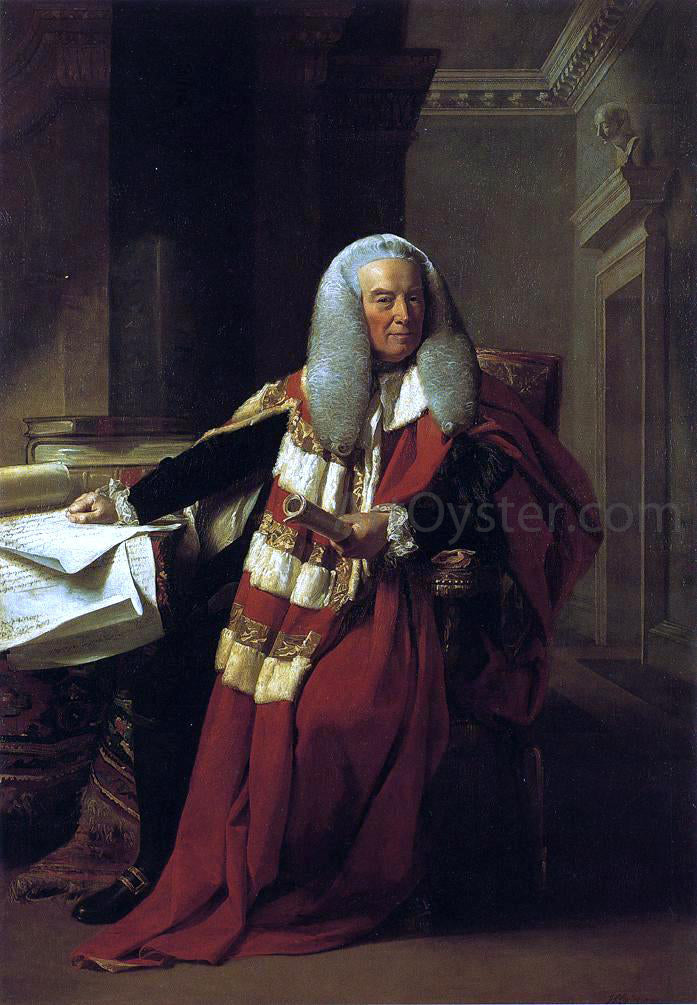 John Singleton Copley William Murray, 1st Earl of Mansfield - Canvas Print