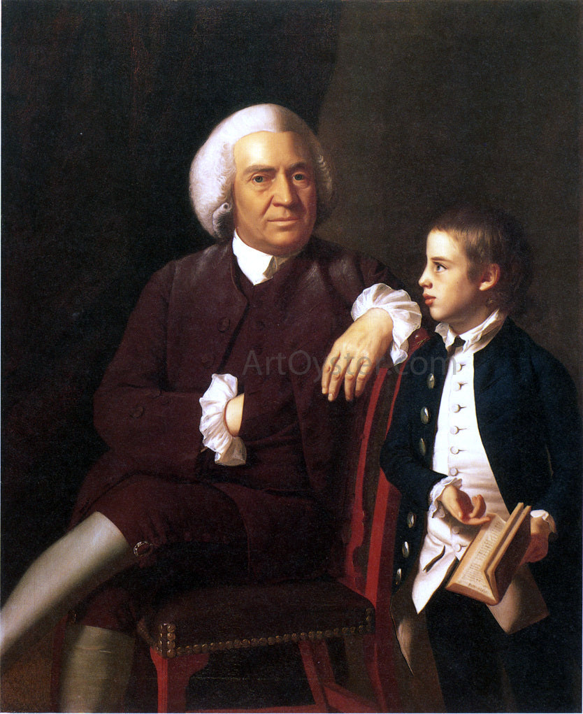 John Singleton Copley William Vassall and His Son Leonard - Canvas Print