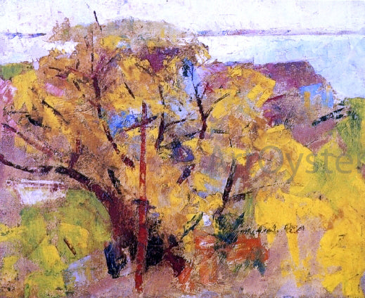 Charles Webster Hawthorne Willows - Canvas Print