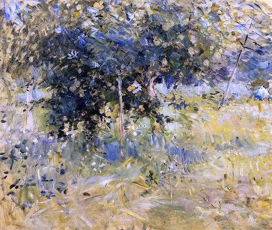 Berthe Morisot Willows in the Garden at Bougival - Canvas Print