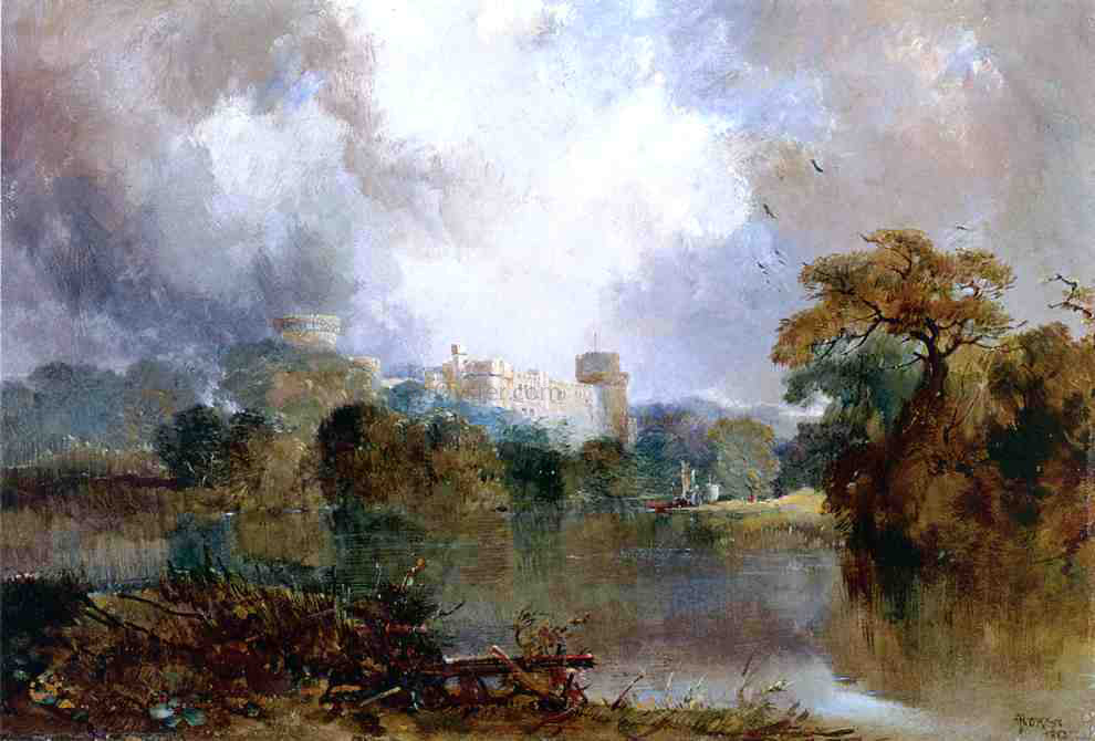 Thomas Moran Windsor Castle - Canvas Print